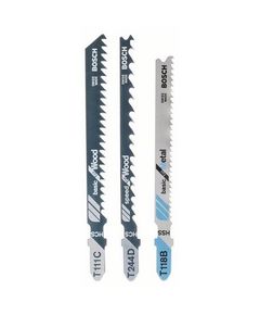 Набор из 3 полотен SORT для дерева, пластика и металла BOSCH 2607010062, фото  | SNABZHENIE.com.ua