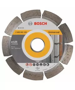 Алмазне відрізне коло 125 x 22,23 мм для обробки будматеріалів Standard for Universal BOSCH (2608602192), фото  | SNABZHENIE.com.ua