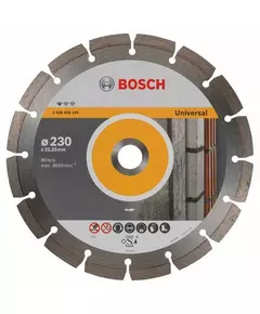 Алмазный отрезной круг 230 x 22,23 мм для обработки стройматериалов Standard for Universal BOSCH (2608602195), фото  | SNABZHENIE.com.ua