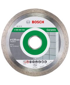 Алмазный круг 125x22,23 мм для керамической плитки BOSCH, фото  | SNABZHENIE.com.ua