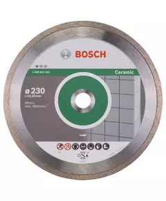 Алмазне відрізне коло 230 x 22,23 мм для різання керамічної плитки Standard for Ceramic BOSCH (2608602205), фото  | SNABZHENIE.com.ua