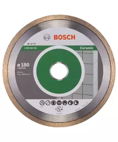 Алмазне відрізне коло 180 x 25,4 мм для керамічної плитки Standard for Ceramic BOSCH (2608602536), фото  | SNABZHENIE.com.ua