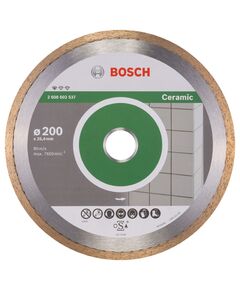 Алмазный отрезной круг 200x25,4 мм для плитки BOSCH, фото  | SNABZHENIE.com.ua