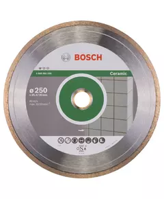 Алмазне відрізне коло 250 x 30/25,4 мм для керамічної плитки Standard for Ceramic BOSCH (2608602539), фото  | SNABZHENIE.com.ua