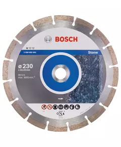 Алмазный отрезной круг 230 x 22,23 мм гранит, натуральный камень Standard for Stone BOSCH (2608602601), фото  | SNABZHENIE.com.ua