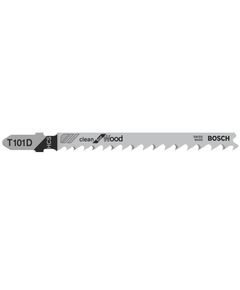 Пильное полотно T 101 D Clean for Wood для лобзика 100 шт, BOSCH, фото  | SNABZHENIE.com.ua