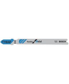 Пильне полотно T 118 AF Flexible по металу 100 шт, BOSCH 2608634774, фото  | SNABZHENIE.com.ua