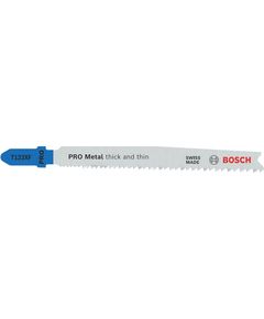 Пильное полотно BOSCH T 123 H для металла, 100 шт, фото  | SNABZHENIE.com.ua