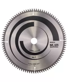 Пильный диск 305 x 30 мм, Z 96 для обработки алюминия и дерева Multi Material BOSCH (2608640453), фото  | SNABZHENIE.com.ua