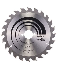 Пильний диск 190x30 мм, Z 24 для дерева Optiline Wood BOSCH, фото  | SNABZHENIE.com.ua