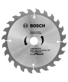 Пильный диск BOSCH 160x20 мм, 24 зуба для дерева, ECO Wood, фото  | SNABZHENIE.com.ua