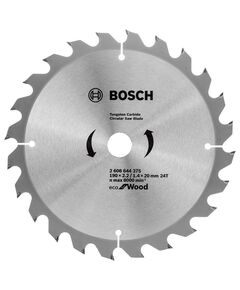 Пильний диск 190x20 мм, 24 T для дерева ECO Wood BOSCH 2608644375, фото  | SNABZHENIE.com.ua