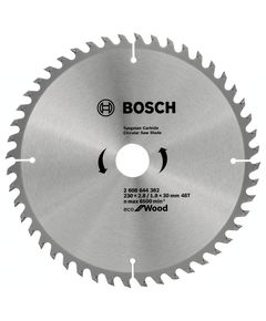 Пильный диск BOSCH 230x30 мм, 48 зубьев для дерева ECO Wood, фото  | SNABZHENIE.com.ua