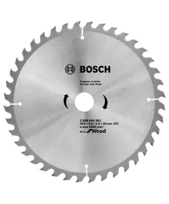 Пильний диск 254 x 30 мм, 40 T по дереву ECO Wood BOSCH (2608644383), фото  | SNABZHENIE.com.ua