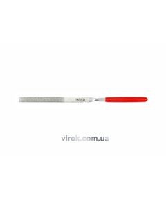 Надфіль алмазний плоский YATO, l= 140/50 мм, b= 3 мм [120/1200], фото  | SNABZHENIE.com.ua