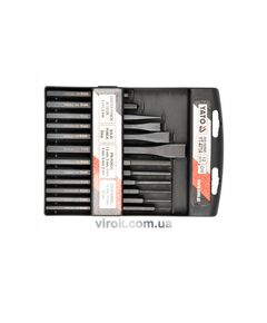 Зубило, кернер і пробійник YATO, набір 12 пр. [10/20], фото  | SNABZHENIE.com.ua