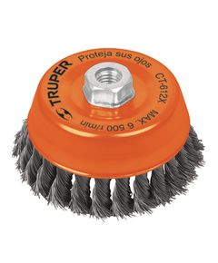 Насадка щітка металевої чашкоподібної 125 мм М14 TRUPER CT-612MX, фото  | SNABZHENIE.com.ua