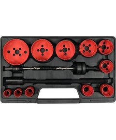 Набор кольцевых пил Bi-Metal HSS 19-76 мм, 15 шт., YATO YT-3381, фото  | SNABZHENIE.com.ua