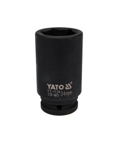 Ударная торцевая головка YATO 34 мм, квадрат 3/4, длина 90 мм, фото  | SNABZHENIE.com.ua