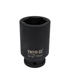 Ударная глубокая 6-гранная головка 38 мм, 3/4 YATO YT-1138, фото  | SNABZHENIE.com.ua
