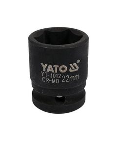 Ударная торцевая головка YATO 22 мм, 1/2, длина 39 мм, фото  | SNABZHENIE.com.ua