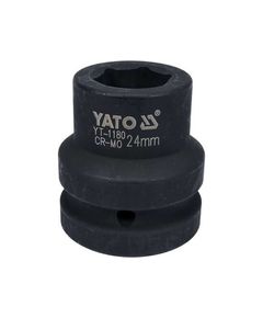Головка торцевая ударная YATO 24 мм, квадрат 1/2" (YT-1180), фото  | SNABZHENIE.com.ua