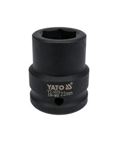 Головка торцевая ударная 22 мм, 3/4, длина 50 мм YATO YT-1072, фото  | SNABZHENIE.com.ua