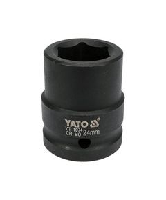 Головка торцевая ударная 24 мм, 3/4", 50 мм, YATO YT-1074, фото  | SNABZHENIE.com.ua