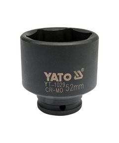 Ударная головка YATO 6-гранная 52 мм, квадрат 1/2, длина 72 мм, фото  | SNABZHENIE.com.ua