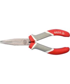 Плоскогубці YATO 160 мм, подовжені прямі, фото  | SNABZHENIE.com.ua