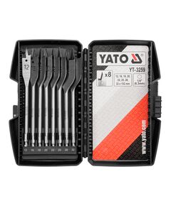 Сверла перьевые по дереву YATO YT-3259, 1/4 12-32 мм, 8 шт., фото  | SNABZHENIE.com.ua
