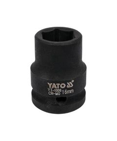 Головка торцевая ударная 6-гранная 1/2, 16 мм, длина 39 мм YATO YT-1006, фото  | SNABZHENIE.com.ua