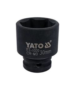 Головка торцева ударна 6-гранна, квадрат 1/2, 30 мм, YATO YT-1020, фото  | SNABZHENIE.com.ua
