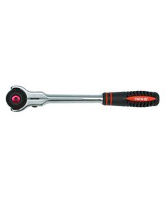 Трещотка YATO с поворотной головой 1/2", 280 мм, 72 зубца (YT-0722), фото  | SNABZHENIE.com.ua