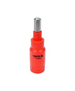 Диэлектрическая торцевая головка YATO 8 мм, 3/8, длина 75 мм, фото  | SNABZHENIE.com.ua