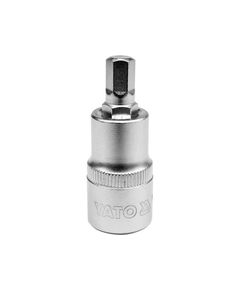 Головка торцевая HEX M8, квадрат 1/2, 55 мм YATO YT-04384, фото  | SNABZHENIE.com.ua