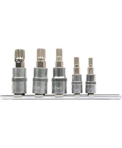 Набір торцевих головок Spline M5-M12, квадрат 1/4, 3/8, YATO YT-04360, фото  | SNABZHENIE.com.ua