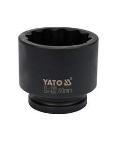 Головка торцевая ударная 1" 80 мм, длина 100 мм YATO YT-11995, фото  | SNABZHENIE.com.ua