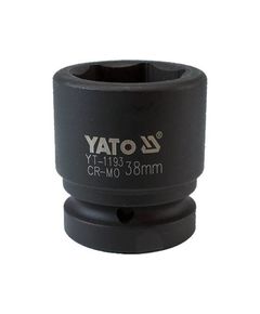 Ударная головка YATO 38 мм, 6-гранная, квадрат 1" (65 мм) YT-1193, фото  | SNABZHENIE.com.ua