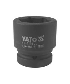 Ударная головка 6-гранная 41 мм, квадрат 1", длина 65 мм YATO YT-1194, фото  | SNABZHENIE.com.ua