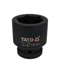 Головка торцевая ударная 6-гранная 46 мм, квадрат 1", длина 73 мм YATO, фото  | SNABZHENIE.com.ua