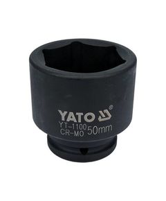 Головка торцева ударна YATO 50 мм, квадрат 3/4, 72 мм (YT-1100), фото  | SNABZHENIE.com.ua