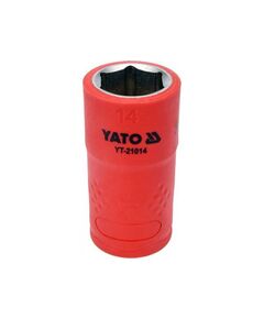 Диэлектрическая торцевая головка YATO 3/8 14 мм, изолированная, фото  | SNABZHENIE.com.ua