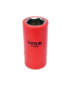 Головка діелектрична 6-гранна 1/2 16 мм YATO (YT-21036) 55 мм, фото  | SNABZHENIE.com.ua