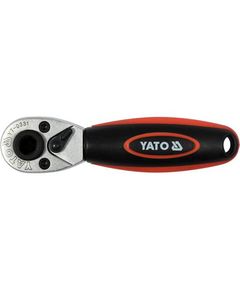 Трещотка YATO 1/4, 136 мм, 72 зубца, фото  | SNABZHENIE.com.ua