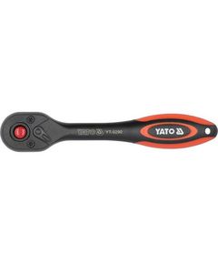 Трещотка квадратна 1/4 YATO 144 мм, 72 зубця, фото  | SNABZHENIE.com.ua
