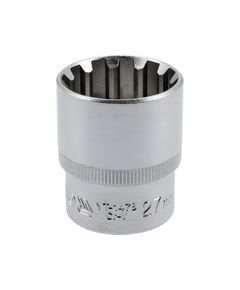 Головка торцевая Spline 27 мм, 1/2, длина 42 мм YATO YT-1478, фото  | SNABZHENIE.com.ua