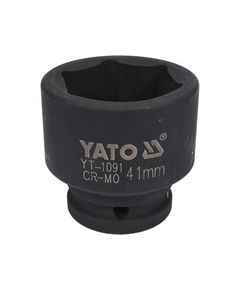 Головка торцевая ударная 6-гранная 41 мм, квадрат 3/4, YATO YT-1091, фото  | SNABZHENIE.com.ua