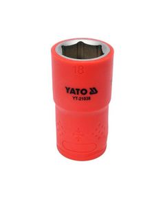 Головка торцевая диэлектрическая YATO 18 мм, 1/2, 55 мм, фото  | SNABZHENIE.com.ua