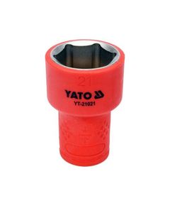 Изолированная торцевая головка YATO 21 мм, 3/8, 45 мм, диэлектрическая, фото  | SNABZHENIE.com.ua